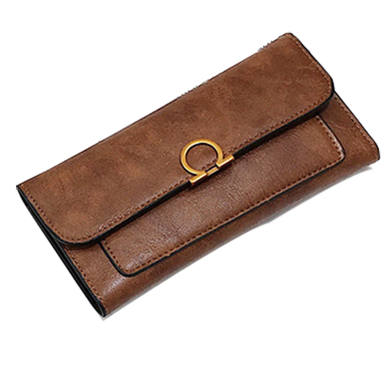

2019 New Fashion Leather Women Wallet Female Luxury Brand Designer Clutch Woman Wallet Bag Discount Coin Purse Long Portomonee