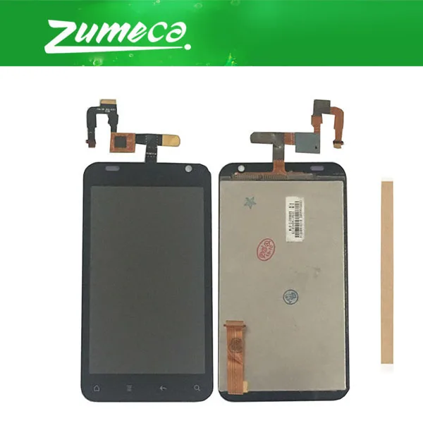 

High Quality For HTC G20 Rhyme S510b LCD Display Screen+Touch Screen Digitizer Assembly Replacement Part Black Color With Tape