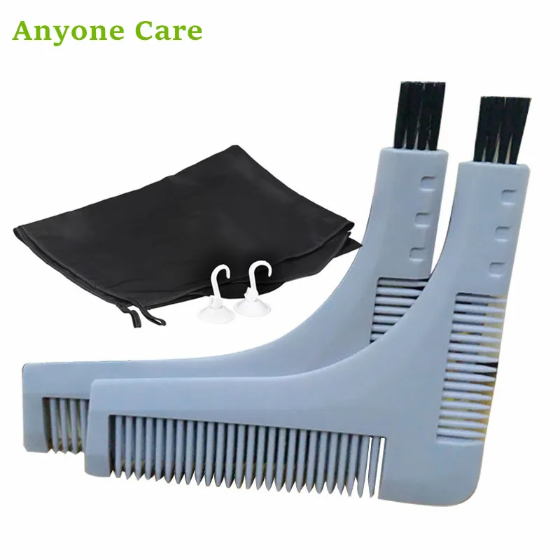 Beard Shaping Comb and Facial Hair Trimming beard catcher cape Beard