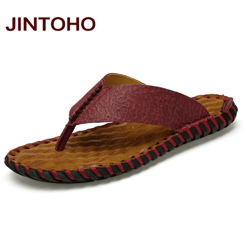 quality slippers jintoho high quality genuine leather slippers flip quality slippers jintoho high quality genuine leather slippers flip