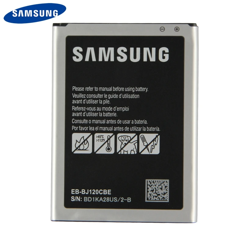 samsung Батарея EB-BJ120CBE для samsung Galaxy Express 3 SM-J120A SM-J120F Edition J1 J120h J120ds J120 2050 мА-ч