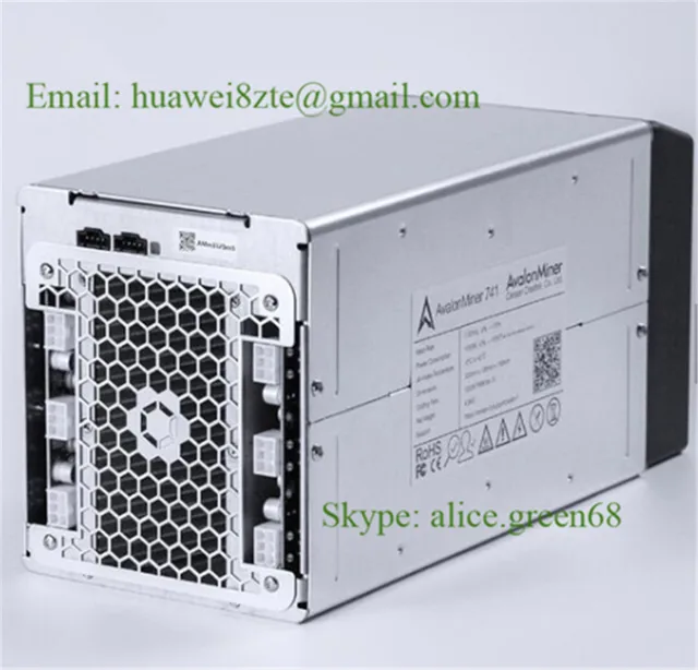 Us 1700 0 Bitcoin Miner Avalon 741 Controller Kit Raspberry Pi Rpi3 Canaan 7 3 Th S 1150w Sha256 Asic For Btc Bch In Network Switches From Computer - 