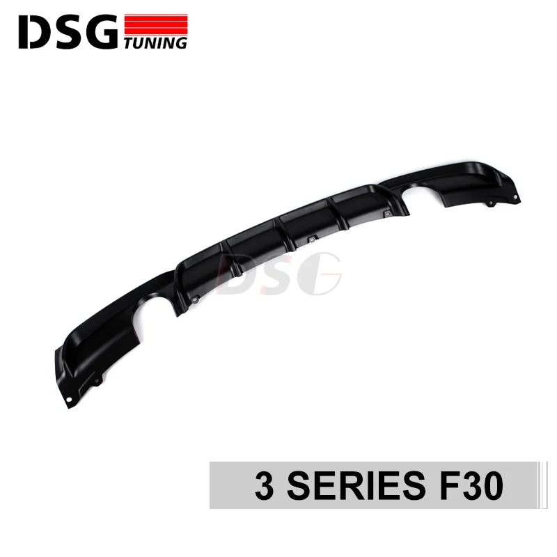 Parachoques trasero difusor para BMW Serie 3 F30 F31 M edición ABS negro brillante/negro mate 4- puertas labio trasero 2012 +