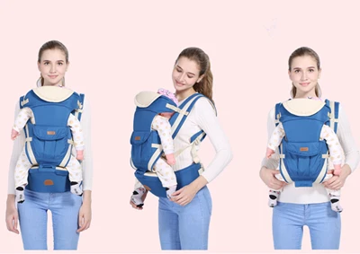 Эргономичный Baby Carrier дышащий Фронтальная для младенцев детский слинг рюкзак кенгуру слинг для новорожденных Для детей отличное качество