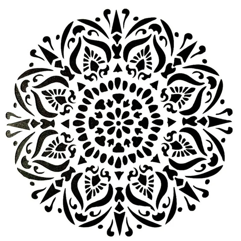 DIY Painting 15*15cm Vintage Flower Pattern Stencil Template For Tile Floor Fabric Furniture Painting Decorative DIY Painting 15*15cm Vintage Flower Pattern Stencil Template For Tile Floor Fabric Furniture Painting Decorative