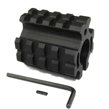 Тактический 20 мм рейку бочка крепление низкий профиль Quad-rail газовый блок для 0,75 дюймов баррель Ar 15