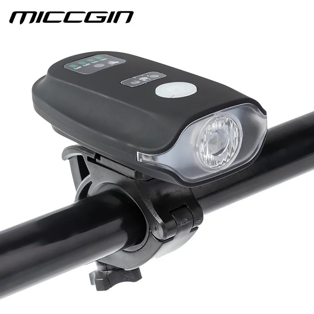 

German Standard Intelligent Light Sensitive Bike Light Bicycle Headlight 360LM Auto Sensor Waterproof Cycling Light Lamp MICCGIN