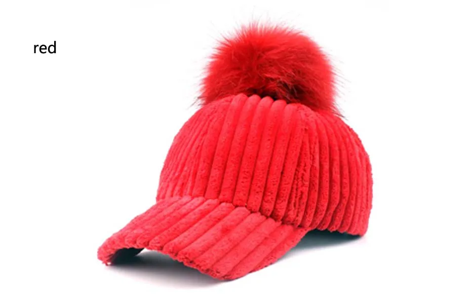 [YARBUU] бейсболка, одноцветная Вельветовая зимняя теплая Бейсболка для женщин, Кепка из искусственного меха, повседневная бейсболка шапка для отдыха