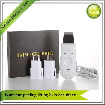 

USB Rechargeable Facial Beauty Skin Pores Cleaner Cleanser Cleansing Machine Ultrasonic Skin Scrubber Peeling Lifting Nutrient