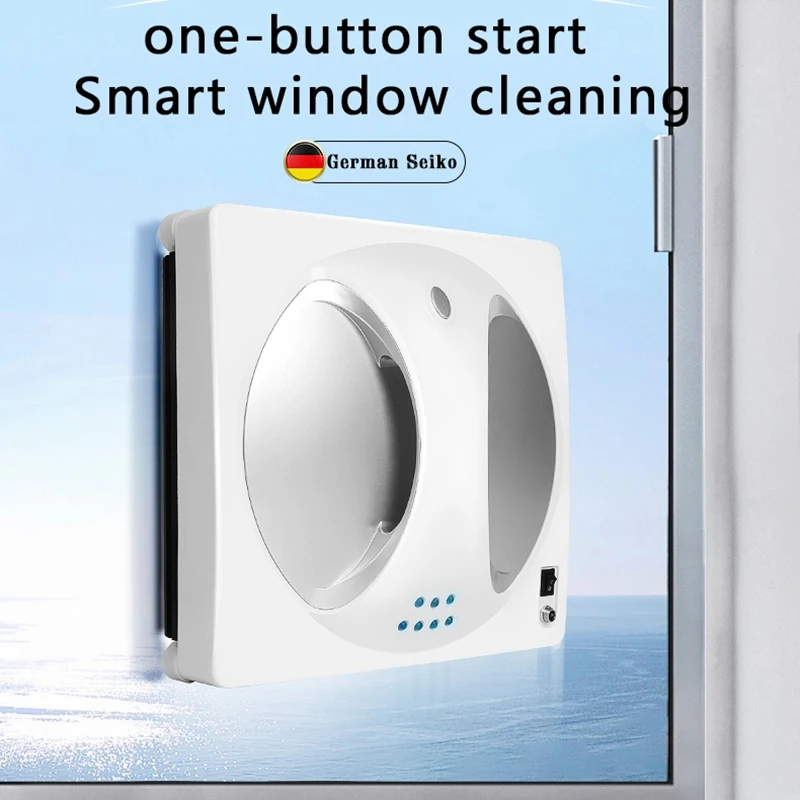 

New Intelligent Glass Cleaner Wipe Machine One Button Start Window Cleaning Robot