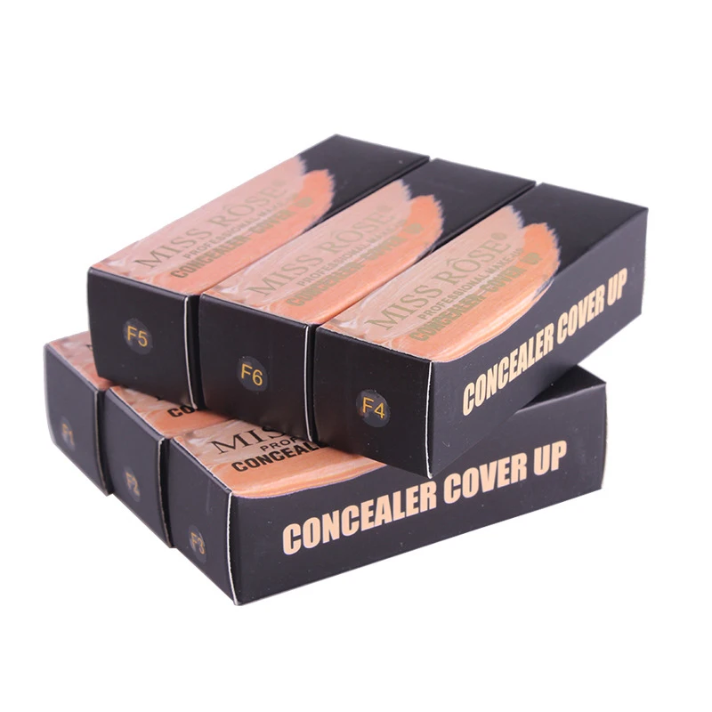 

5Pcs F6 Miss Rose Double Head Sponge Concealer Stick Natural Brighten Whitening Face Makeup