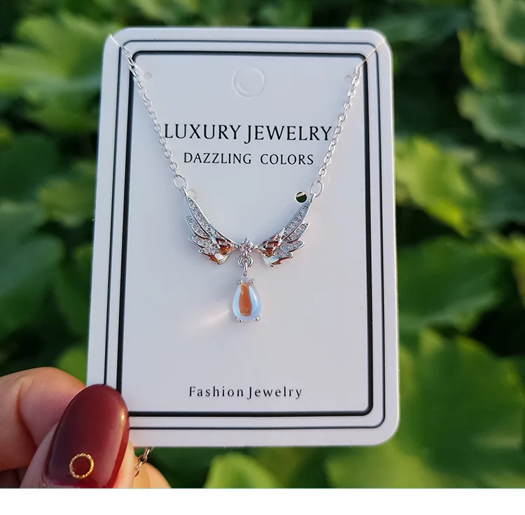 moon light stone necklace for women (8)