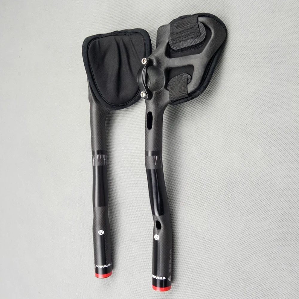 Bicycle Accessories Bicycle Handlebar Bicycle Handlebar Rest Full Carbon Fiber Road Bicycle Handlebar Road Rest Aero Carbon TT Bike Handle Bars Trial TT Bar 3K Matte