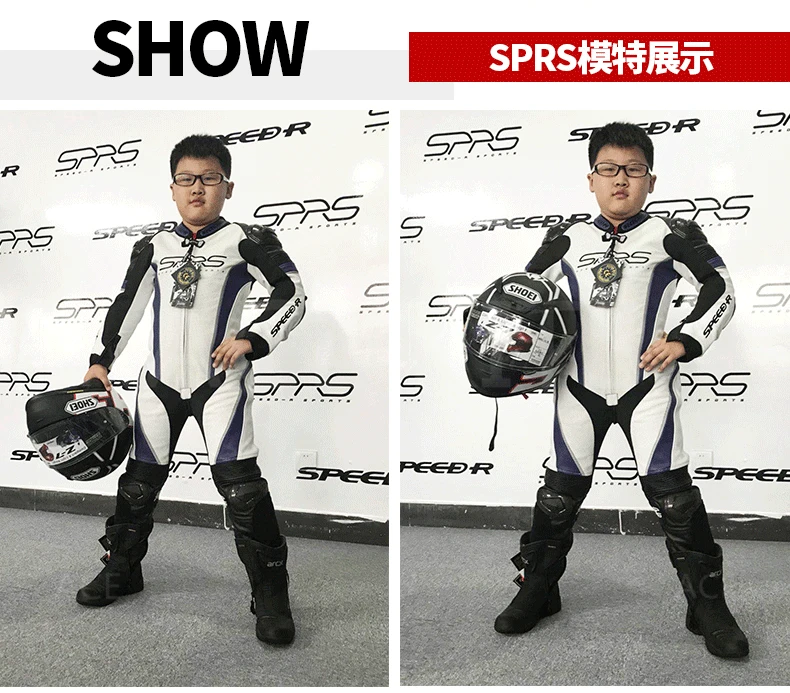 SPRS racing clothes motorcycle onesies motorcycle women's leather track training No.62