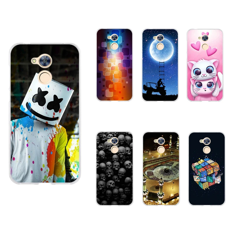 

Soft Silicone 5.0" for Huawei Honor 6A Case Cover DLI-TL20 TPU Print Phone Back Protective Case For Huawei Honor 6a Cover Shell
