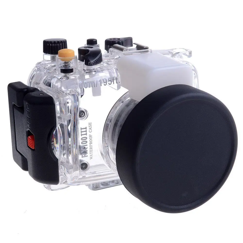 

Waterproof Underwater Housing Camera bag Case for Sony DSC-RX100 III RX100 III Mark III 3 8.8-25.7mm