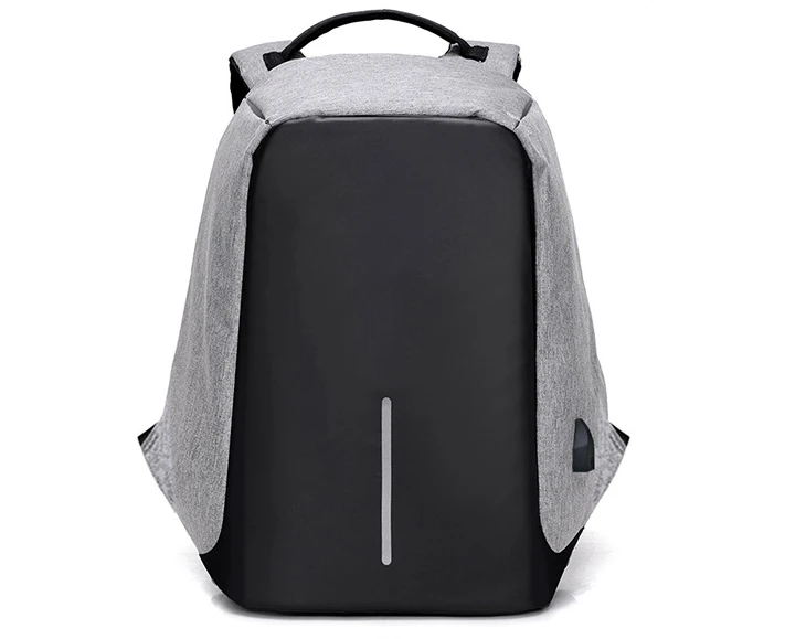 Anti-Theft компьютер рюкзак холст рюкзак для ноутбука корейский dubble плечо мешок школы большой емкости нейлон USB Путешествия ранец