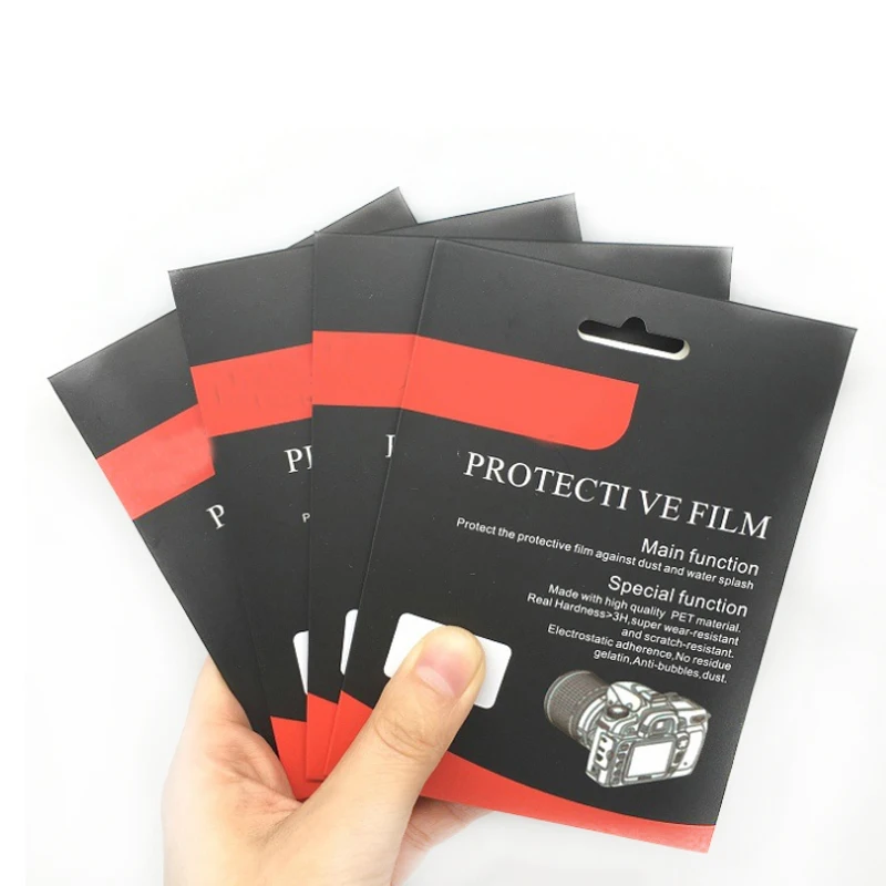 10pcs Simple packing Camera Tempered Glass Toughened Glass Protective Film For Canon 5D 5D2 6D 6D2 70D 80D 700D 750D 760D 1300D