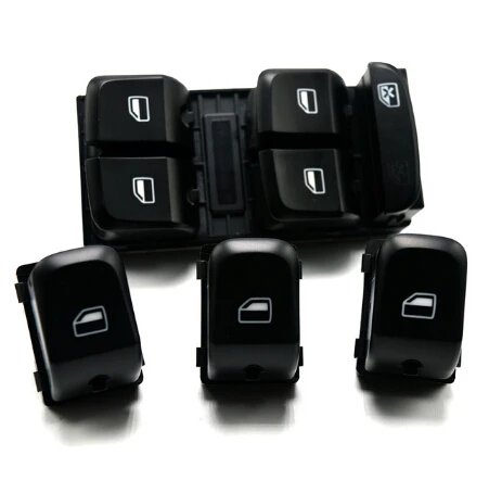 

4Pcs / set FREE SHIPPING NEW WINDOW CONTROL SWITCH PANEL FOR AUDI A4 A5 Q5 2007-2012 8KD 959 855 8KD959855A 8KD959851