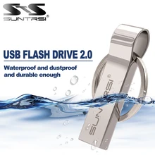 Suntrsi флеш-накопитель водонепроницаемый USB флеш-накопитель 128 Гб 64 ГБ 32 ГБ Usb 2,0 брелок USB флешка 16 ГБ 8 ГБ 4 ГБ ручка-накопитель индивидуальный логотип