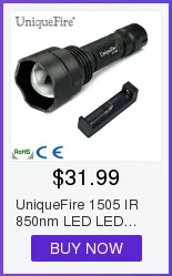UniqueFire 1508 IR 940NM T67 светодиодный фонарик инфракрасный фонарь с дистанционным переключателем давления, крепление для прицела, USB зарядное устройство для охоты