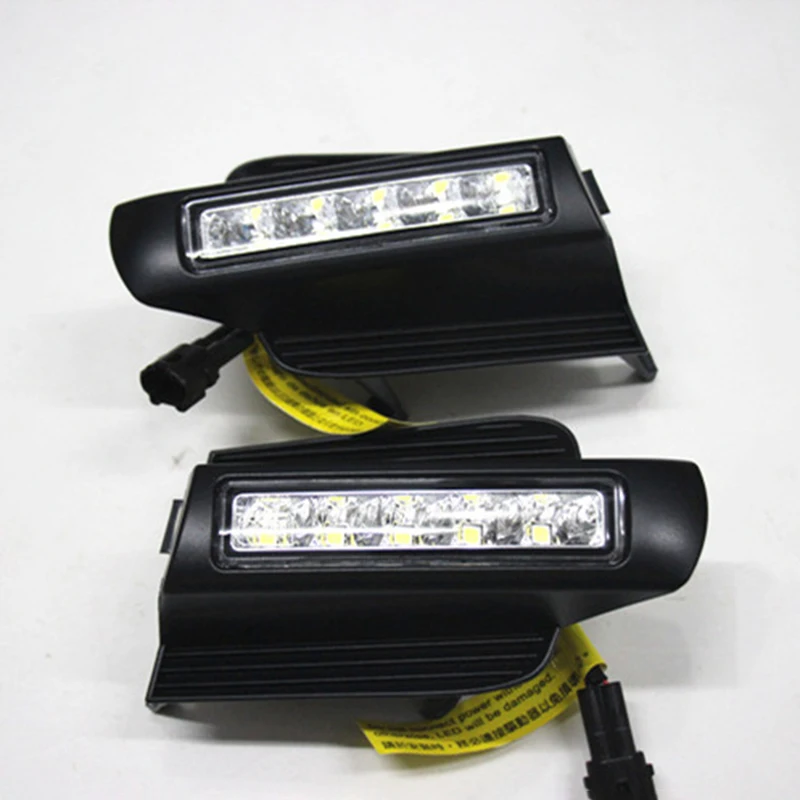 E4 Mark Led Drl для To-yota Land Cruiser Prado 120 Grj120 Trj120 Fj120 2003~ 2009 дневной ходовой светильник, аксессуары для противотуманных фар