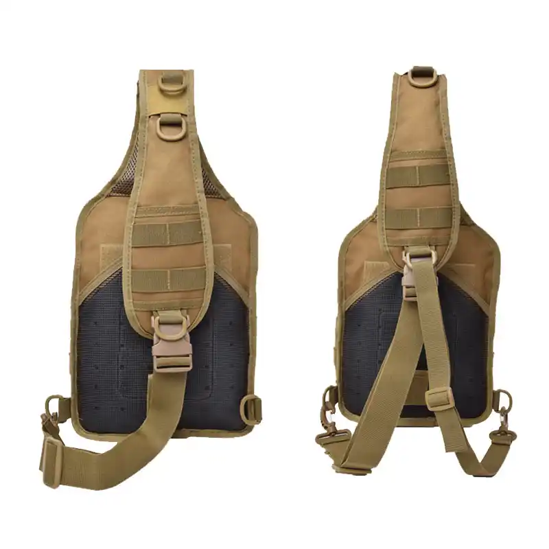 SIWEI Mochila de Pecho t/áctica al Aire Libre Bolsa Militar Caza Bolsas de Pesca Camping Senderismo Ej/ército Senderismo Mochilas Paquete de Hombro para Llevar Almohadilla tel/éfono Inteligente