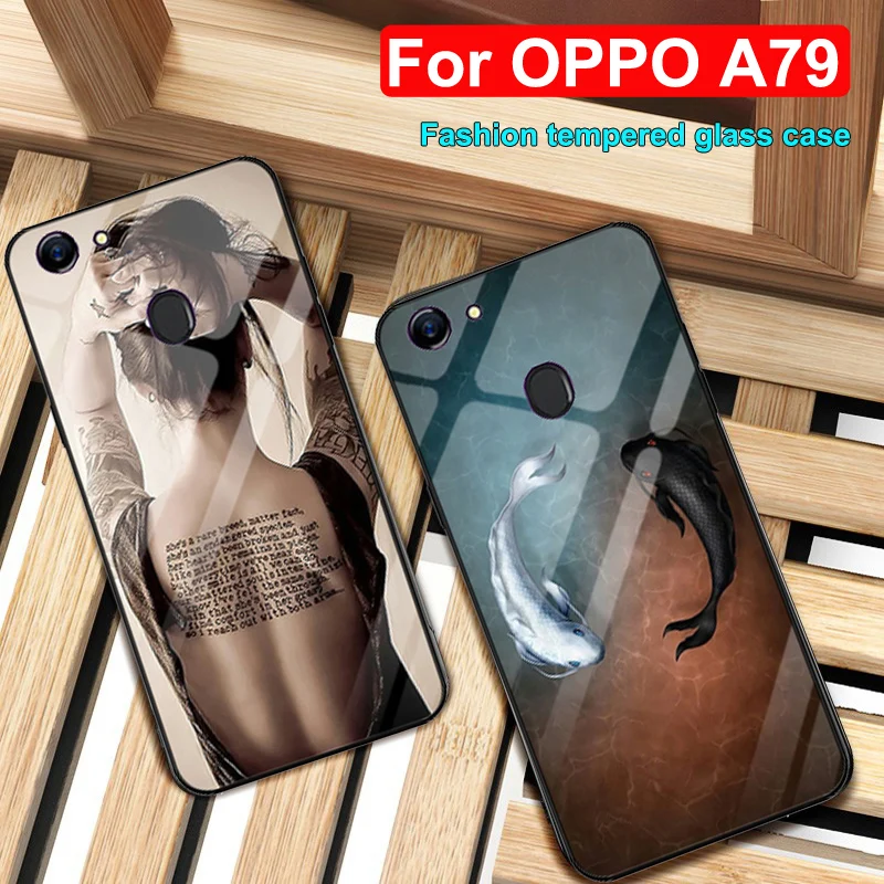 Чехол для OPPO A79 6 01 дюйма A 79 A79T A79K закаленная рамка из ТПУ стекло твердая задняя