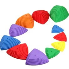 Детские игры. Сенсорная интеграция Радуга река шаговые камни Дети Открытый баланс игрушка для детей Kindergarden группа игра