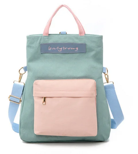 

Fashion Carefully Polished Canvas Backpacks Preppy Style Teenage Girls School Backpacks Femme Durable Light Travel Bags D147