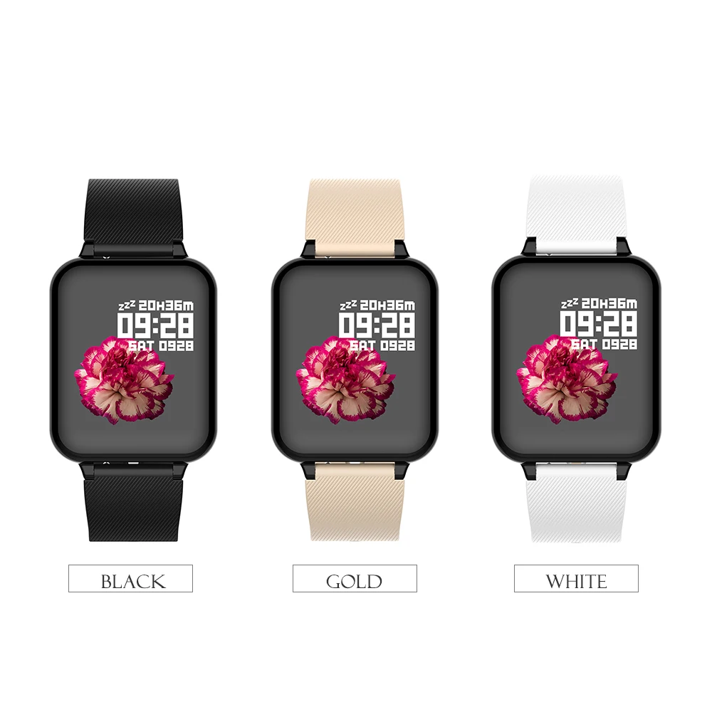 

B57 Smart Watch Sport Fitness Tracker IP67 Waterproof Heart Rate Blood Pressure Monitor Smartwatch For Women Men