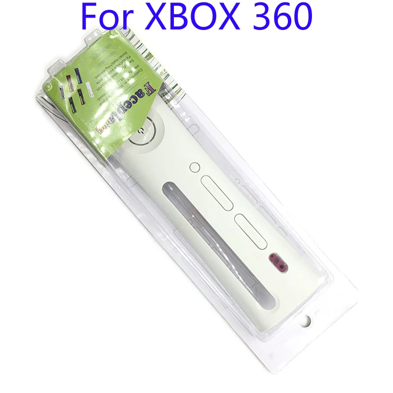 

Black White For Microsoft Xbox 360 Front Faceplate Face Plate Replacement Case Cover