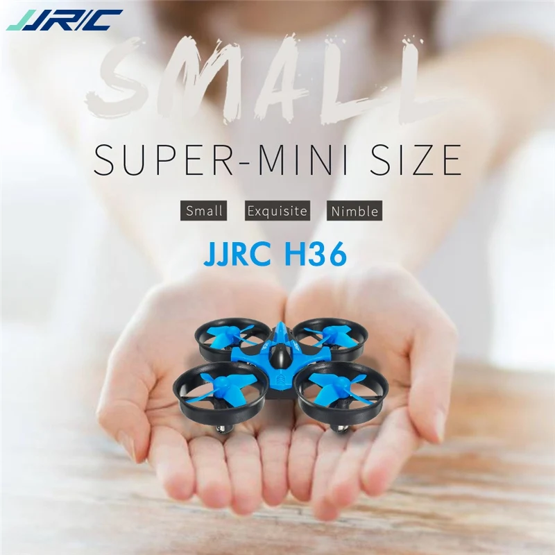 JJRC H36 Мини 2,4G 4CH 6-осевой 3D флип Безголовый режим Дрон Квадрокоптер с дистанционным управлением и E010 мульти Батарея