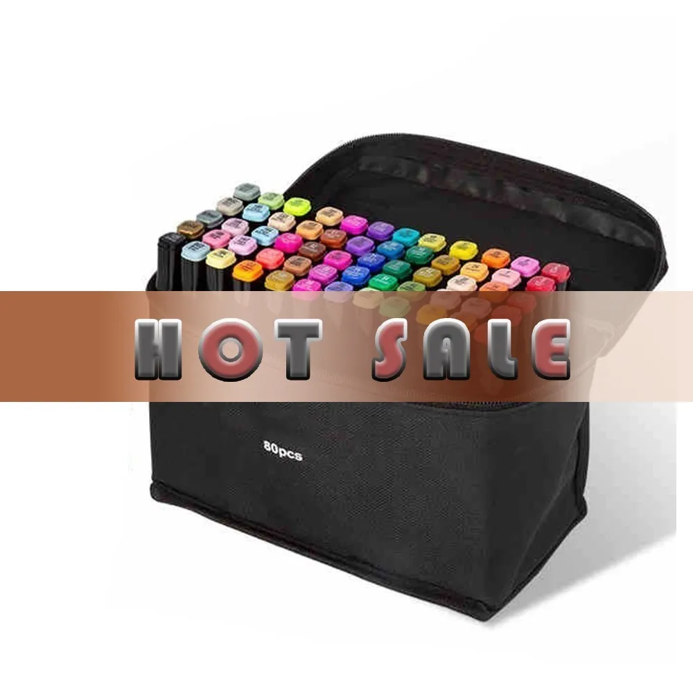 

Panic buyingThree generations of pen set double head alcohol oily 60 and 80 color marker NOT