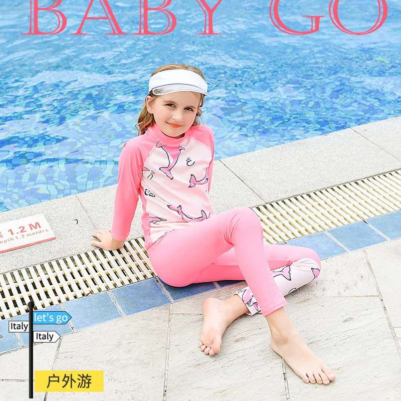 

sunny eva boy swimming suit for kids tankini swimwear for girls unisex swimsuit top and high waist pants set