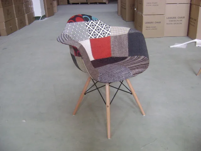Кресло для отдыха в гостиной, мягкое кресло, Лоскутная Ткань, мягкое покрытие, пластик и дерево, современная мебель для дома
