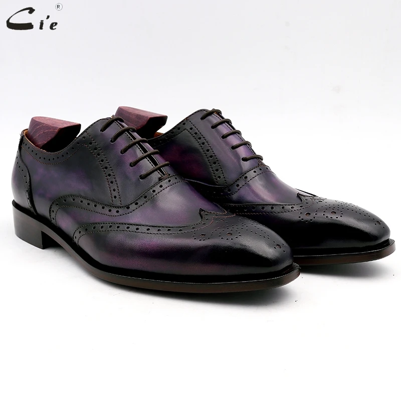 Cuero Outsole Cie A Hombres Zapatos Vestir Trajes Brown De Hecha Patina N° Formal 6 Mano Genuino Oficina Del znxzpwr