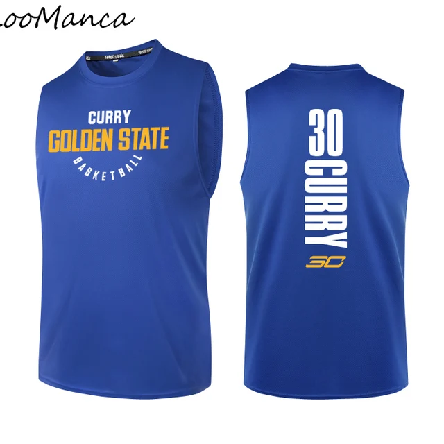 Best Price Men Basketball Jersey top Uniforms no.30 Curry Printing Sleeveless Vest Sports clothing Male Breathable Quick-Dry Shirt