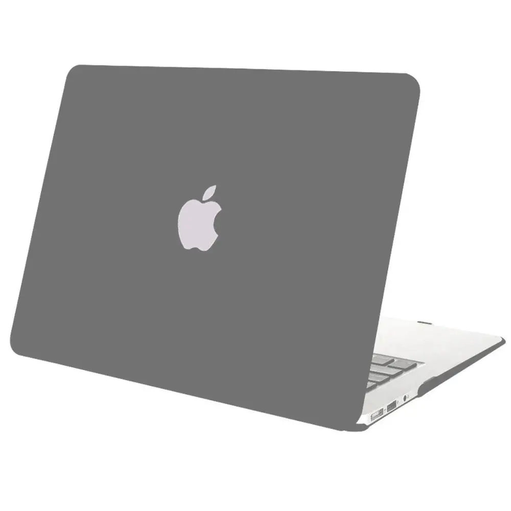 Чехол MOSISO для Apple Macbook Air 11 13 дюймов A1932/A1466/A1369 матовый чехол для ноутбука Coque для Mac Air 11 A1370/A1465+ чехол для клавиатуры - Цвет: Matte Gray