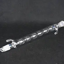 300 мм 24/29 шарнир боросиликатного стекла куртка Allihn лампа конденсаторная Дистилляция для лаборатории