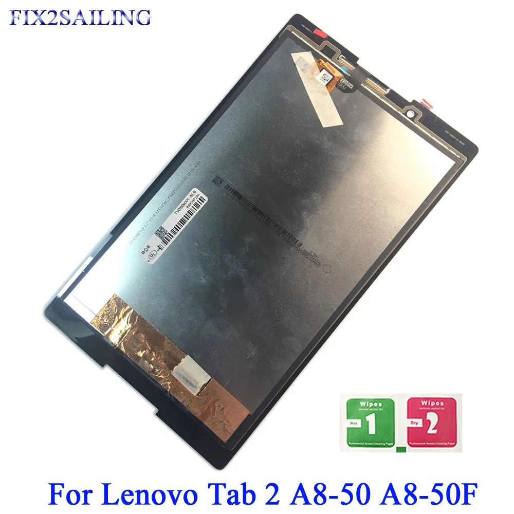 Новые 8 ''для lenovo A8-50 A5500 A5500-F A5500-H A5500-HV ЖК-дисплей Дисплей Сенсорный экран сборки Замена для lenovo Tab 2 A8-50