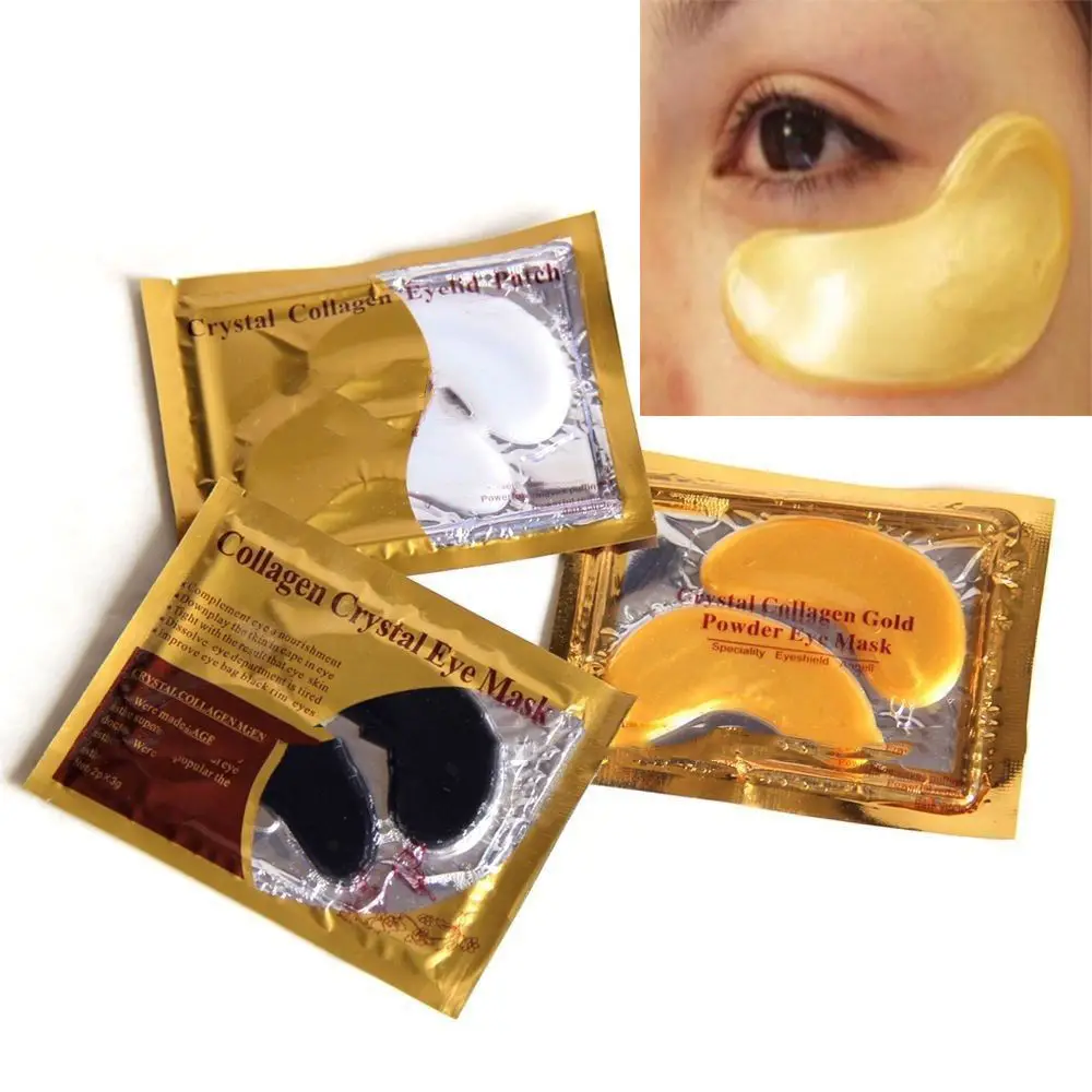 Новая коллагеновая кристальная маска для глаз век пластырь увлажняющий против морщин 10 пар