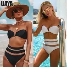 Bikini 2019 Bandage Swimwear Women Swimsuit Sexy Bikini Set Solid Bathing Suit Brazilian Beachwear Push Up Maillot De Bain Femme 2018 sexy thong brazilian bikini swimsuit women bandage floral bikini push up bathing suit female swimwear maillot de bain bchs