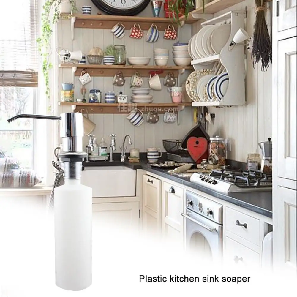 

Bathroom Faucet Sink Soap Dispenser Liquid Soap Lotion Dispenser Pump Storage Holder Bottle Kitchen Replace Bottle