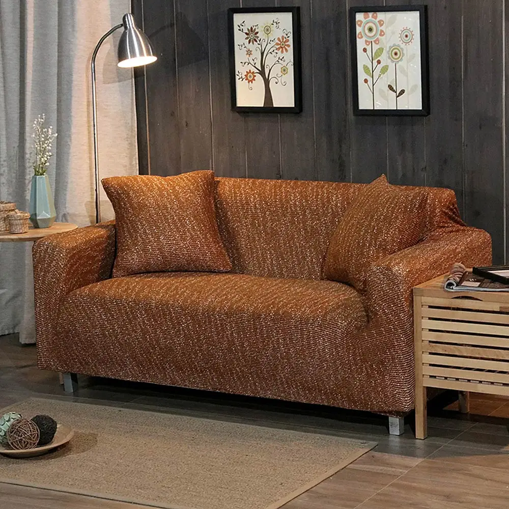 Svetanya трикотажные хлопковые чехлов одноцветное Цвет диван Чехол все включено диване чехол для разных Форма диван