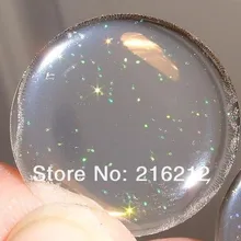 Блестящая эпоксидная наклейка 25 мм прозрачная крышка бутылки клейкая наклейки-круги