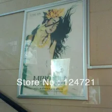 2" x 36" Алюминий реклама ультратонкий открытый свет окна, светодиодный дисплей кадр настенный