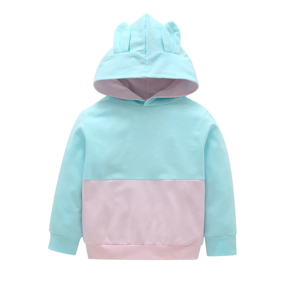 

ARLONEET Toddler Baby Kids Boy Girl casual hood sweateshirt Cartoon 3D Ear Hoodie Sweatshirt Tops Clothes Outfits L1031