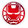 1 шт. Ретро деревянный штамп античный металлический уплотнительный воск штампы ремесла деревянная ручка Медная головка Свадебное приглашение Мстители воск печать - Цвет: Iron Man 1