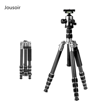 

Portable Carbon Fiber Tripod Stand with Ball Head Quick Release bearing 12kg For Camera Video CD50